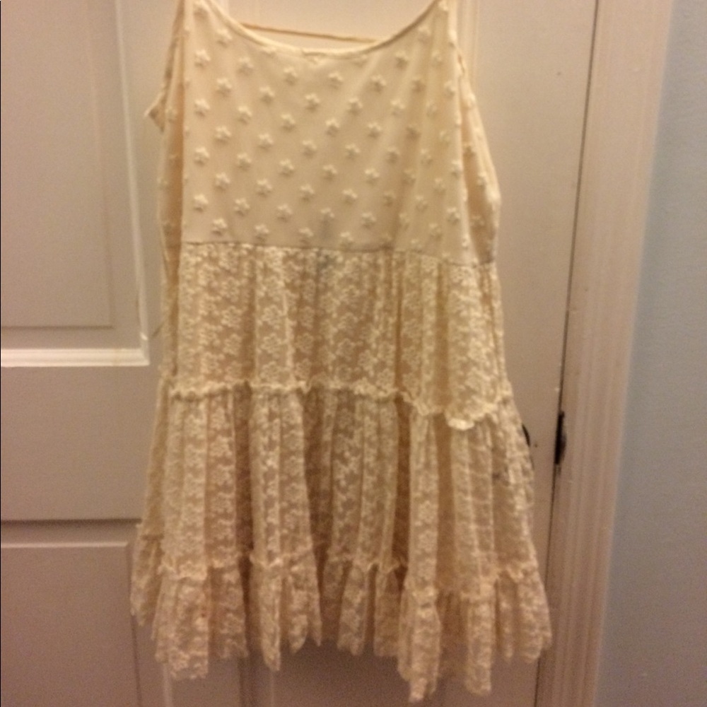 Nordstrom white lace dress